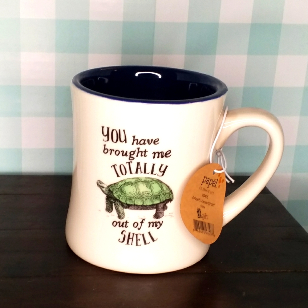 Papel turtle coffee mug